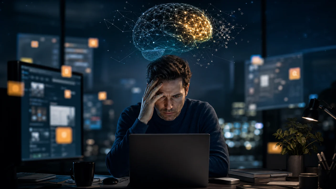 Interruptions and multitasking: why the prefrontal cortex runs out of energy during the workday